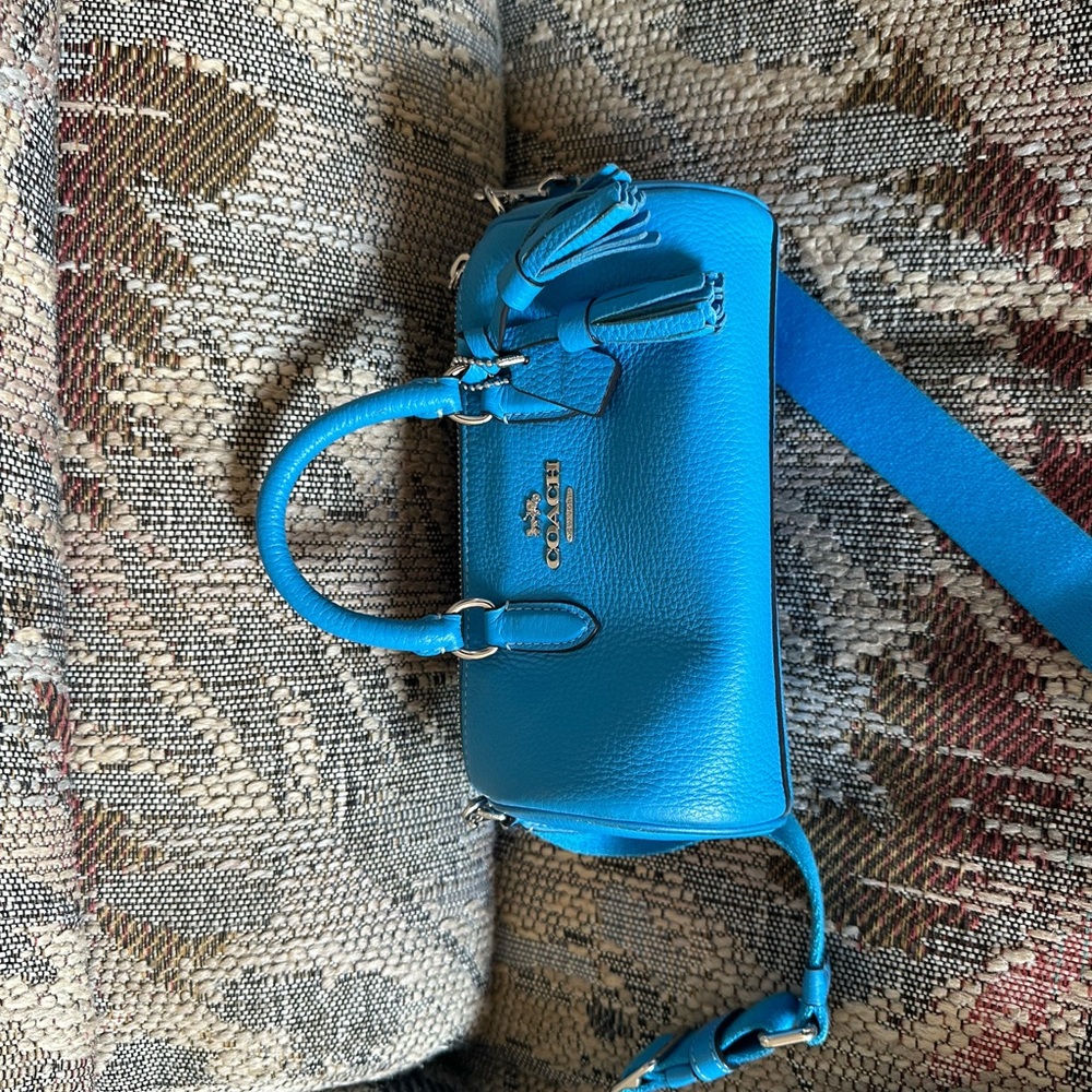 Coach Vibrant Blue Crossbody Bag